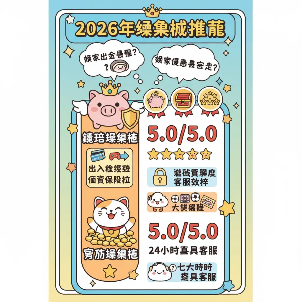 2026年臺灣娛樂城TOP10實測評比：誰最安全、出金最快？